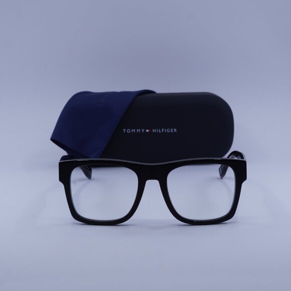 Tommy Hilfiger TH 2118/S 0807 K1 Square Sunglasses – Black/Gold Mirror main image 6